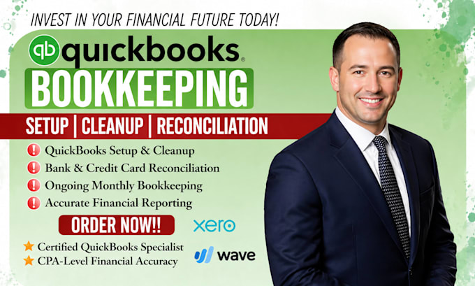 Do accounting clean up and setup bookkeeping using quickbooks online ...