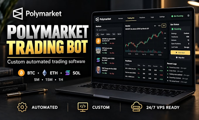 build a custom polymarket trading bot for you