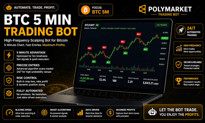 build you your own btc 5 min up or down polymarket trading bot