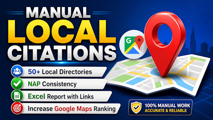 build manual local citations to boost google maps ranking