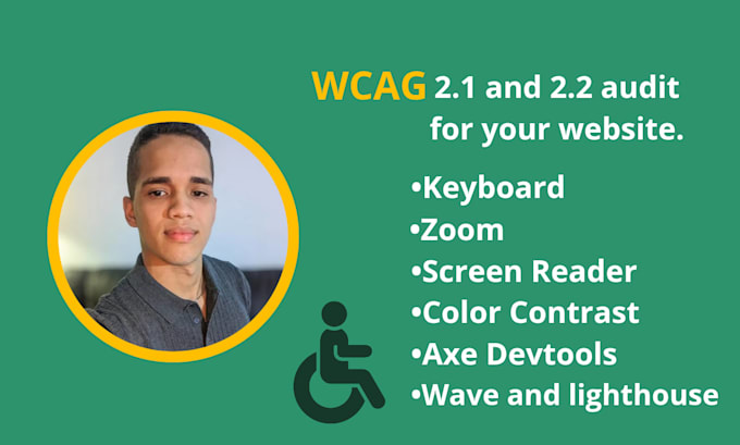 perform a web accessibility audit and wcag compliance