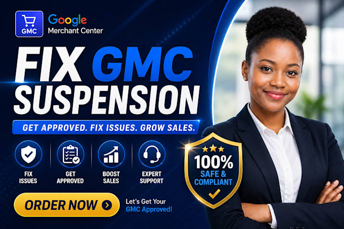 fix google merchant center suspension and gmc misrepresentation