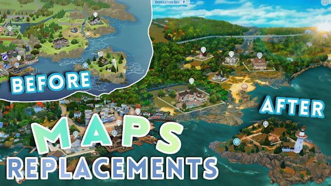 make custom maps, skins, and assets for cities skylines, rimworld, sims 4