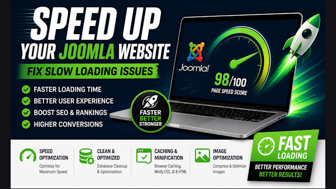 speed up your joomla website and fix slow loading issues