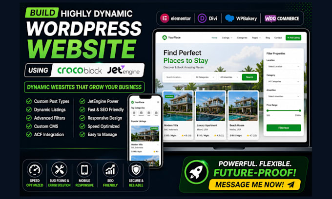 build crocoblock jet engine dynamic website by jet engine crocoblock