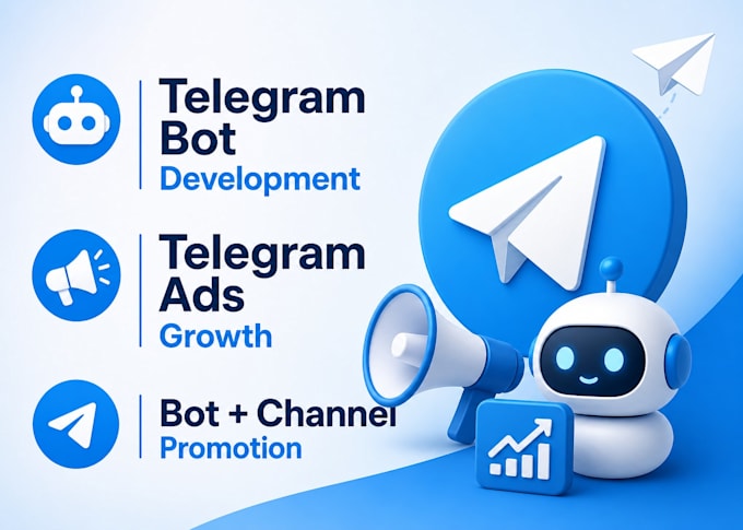 develop telegram bot, run telegram ads to bring users to telegram bot or channel