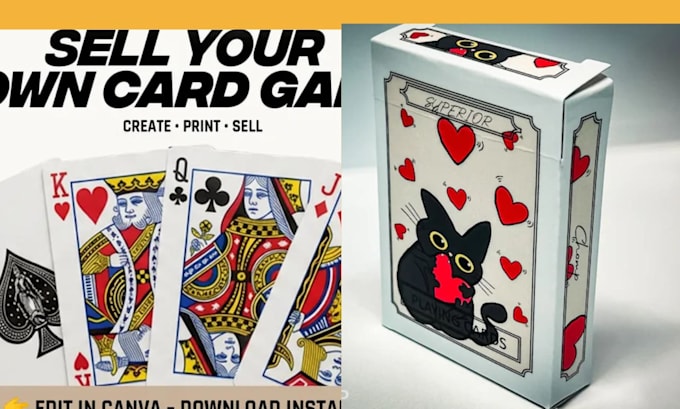 Design your card game, playing cards, or custom game deck ...