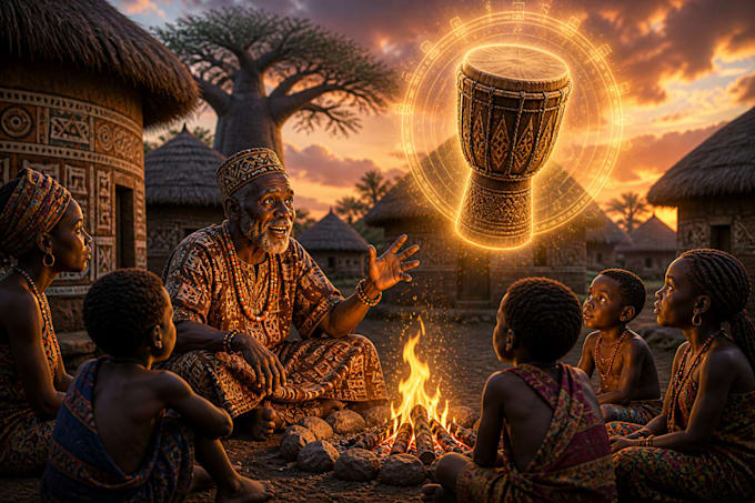 create african folktales video 3d ai animation ai storytelling for youtube