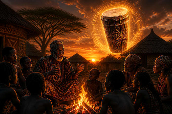 create african folktales video 3d ai animation ai storytelling for youtube