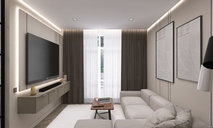do 3d architectural interior design using homestyler, corona render, 5d planner