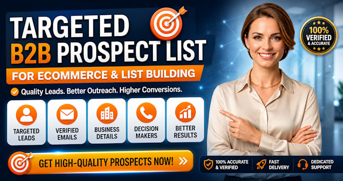 build a targeted b2b prospect list for ecommerce and list building