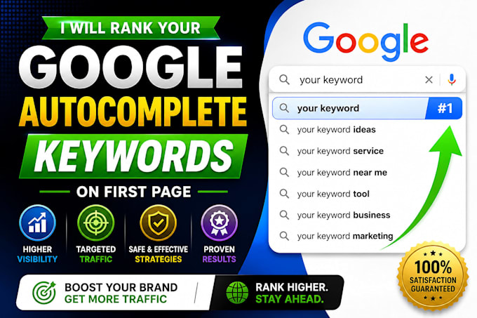 rank your keyword in google autocomplete suggestions