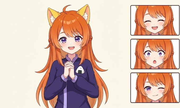 do rigging for vtuber model, live 2d, vtuber background, and vtuber art