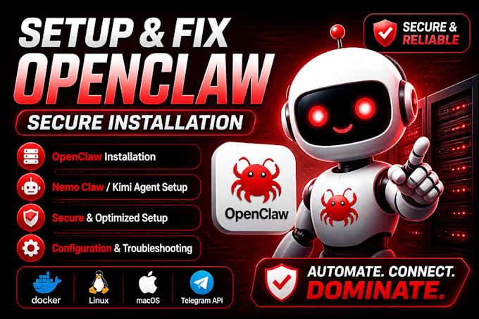 setup install open claw secure installation openclaw hermes multi ai marketing