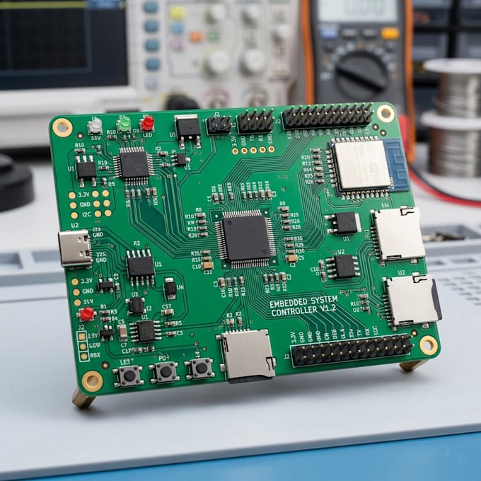develop embedded systems and pcb design for electronics projects