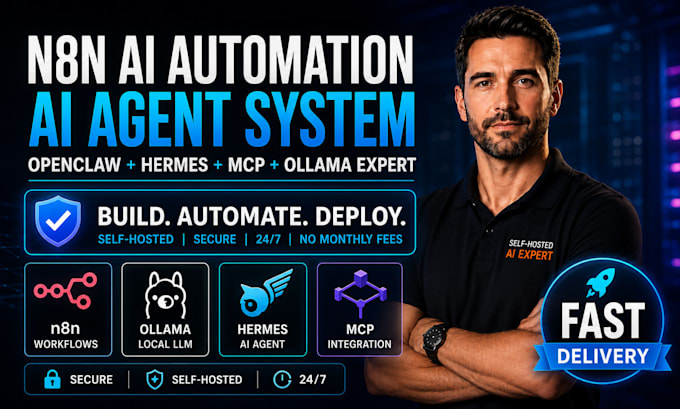 build n8n ai automation openclaw jarvis ai hermes ai agent system claude code
