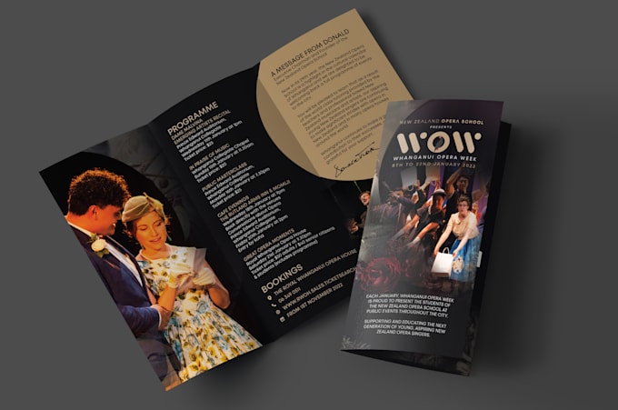 design bifold, trifold brochure