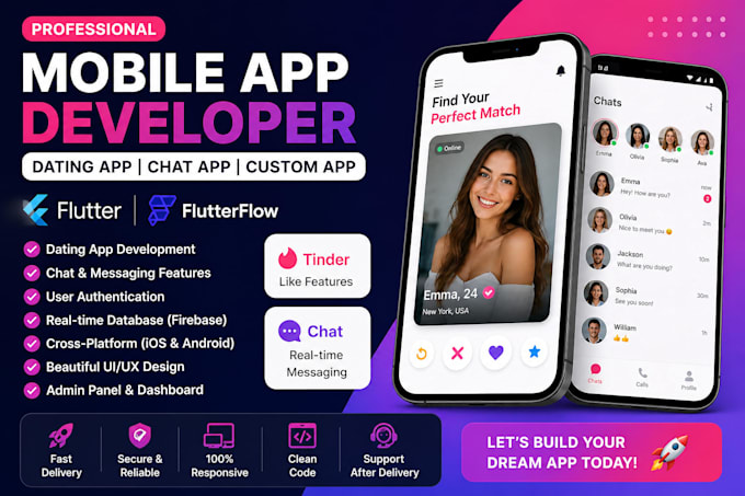 be your flutterflow mobile app developer, flutterflow