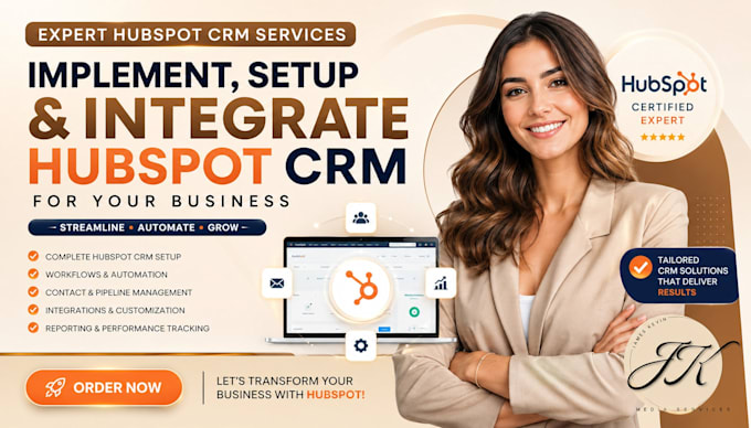 implement, setup and integrate hubspot CRM for your business