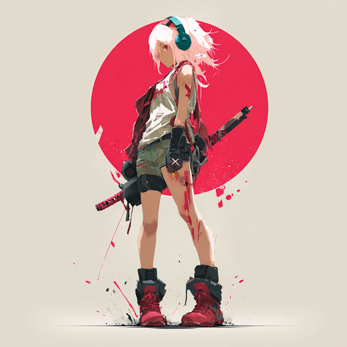 do anime art for you