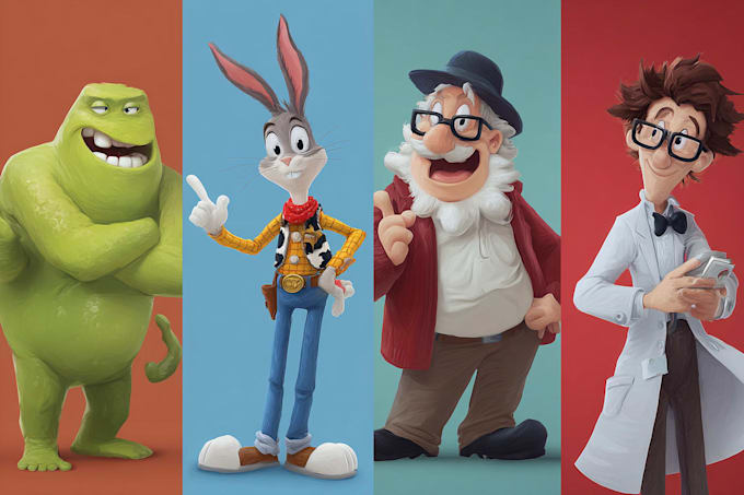 design custom mascot and cartoon character