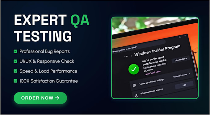 do QA of your website