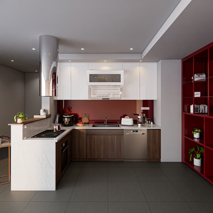 design and render highend realistic interior spaces