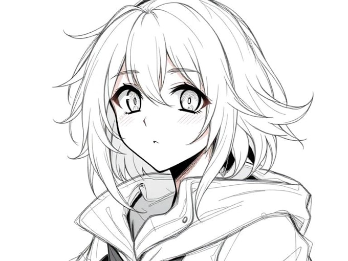 sketch custom anime character