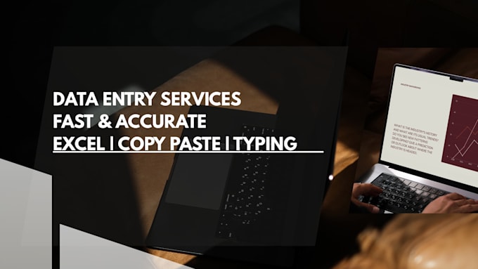 do accurate data entry, excel, copy paste and typing work