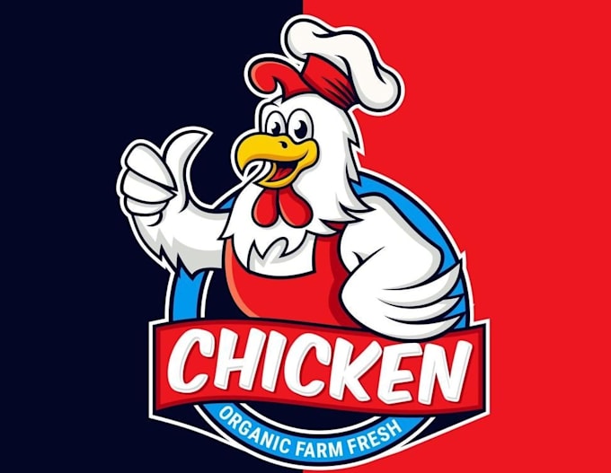 design a modern chicken and poultry logo