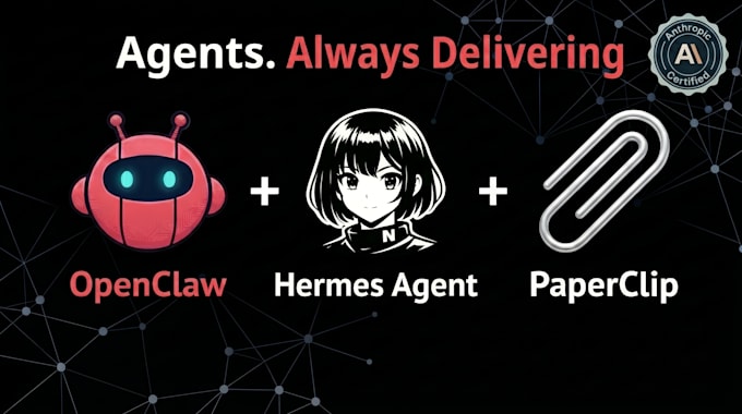 install openclaw setup, paperclip, hermes agent, ai automation
