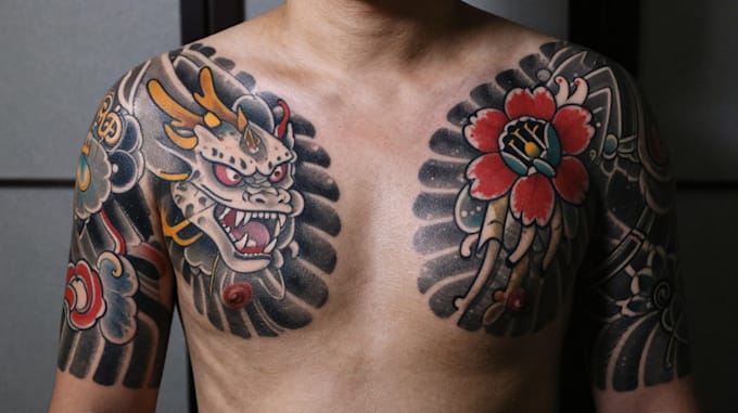 create unique japanese tattoo design