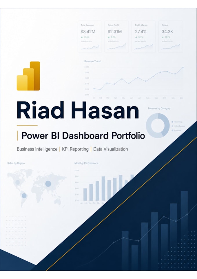 Design power bi reports and dashboards to track business kpis by ...