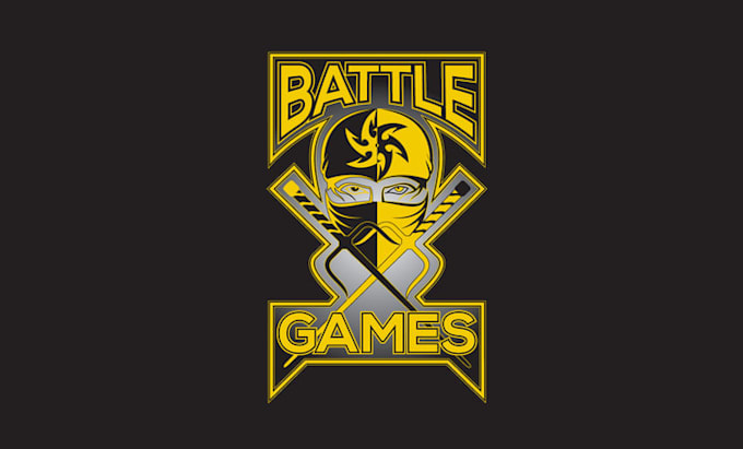 create the epic logo that battle games theme