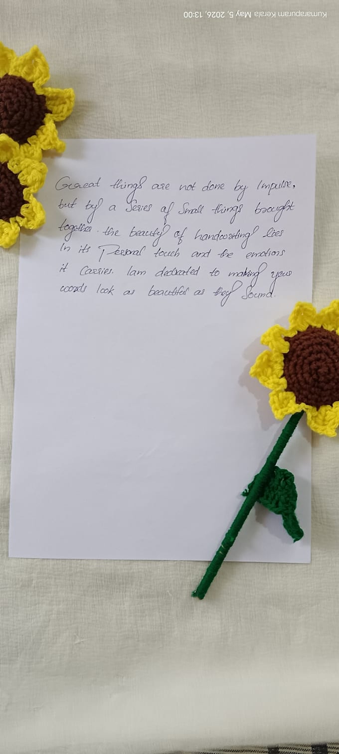 provide aesthetic handwriting for your notes and letters