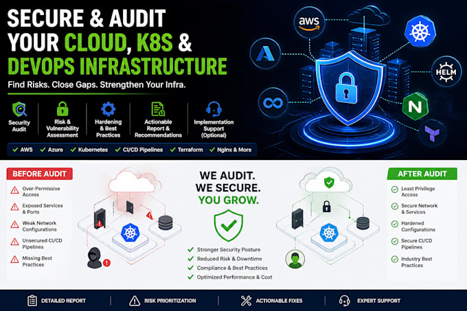 secure and audit your cloud, kubernetes, and devops infrastructure