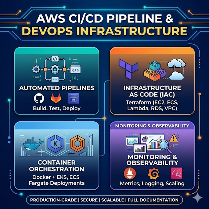 build your AWS cicd pipeline and devops infrastructure