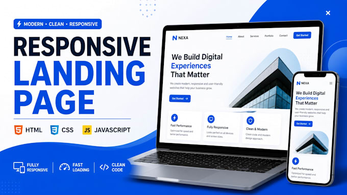 create a responsive website using basic frontend
