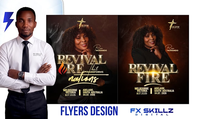 create professional church flyer for churches services