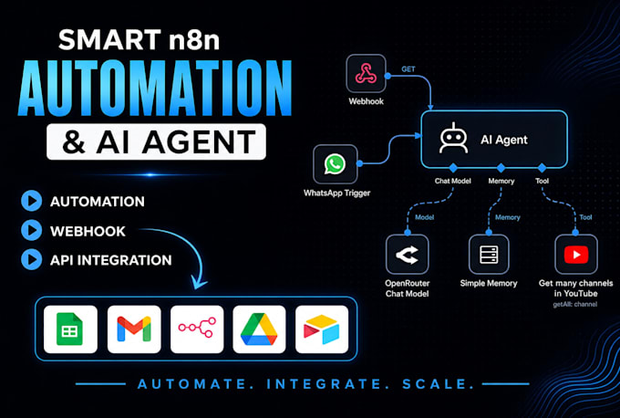 Claw n8n ai automation, crm workflow ai voice agent setup by Ben_guides ...