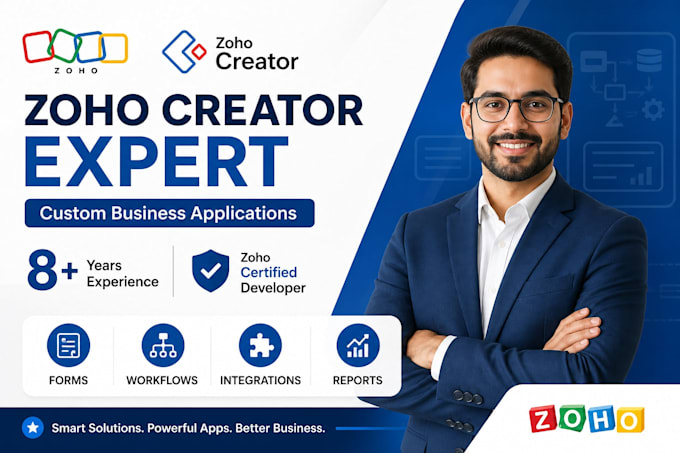 build custom zoho creator apps and databases for your business