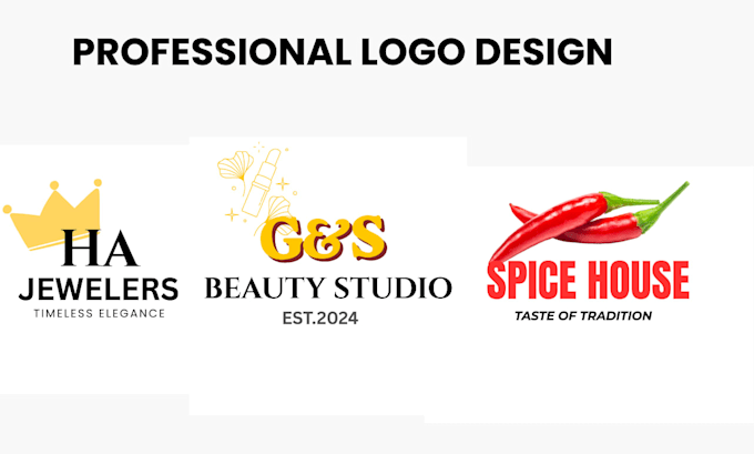 design 3 modern minimalist  logo concept  for your brand