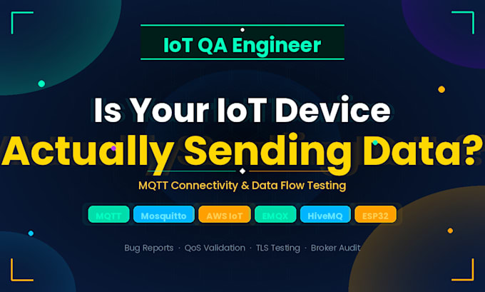 test your iot device mqtt connectivity and data flow