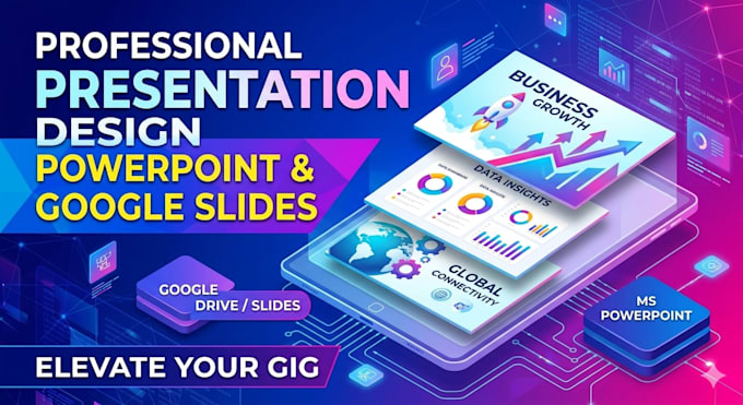 design professional powerpoint and google slides presentations
