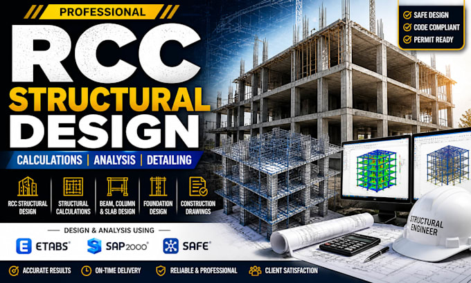 do reinforced concrete rcc structural design and calculations