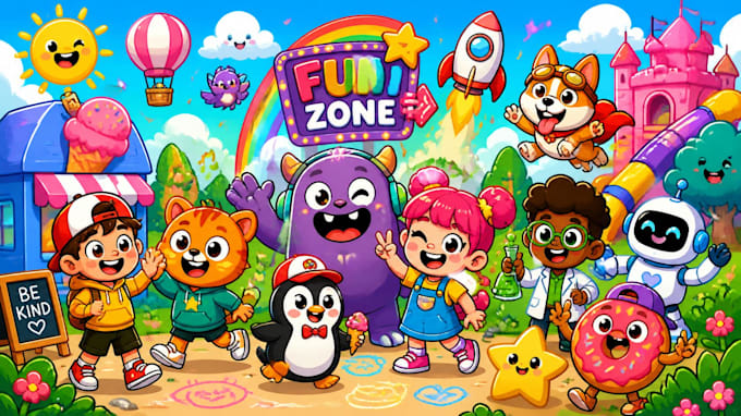 draw cartoons, mascots, and caricatures