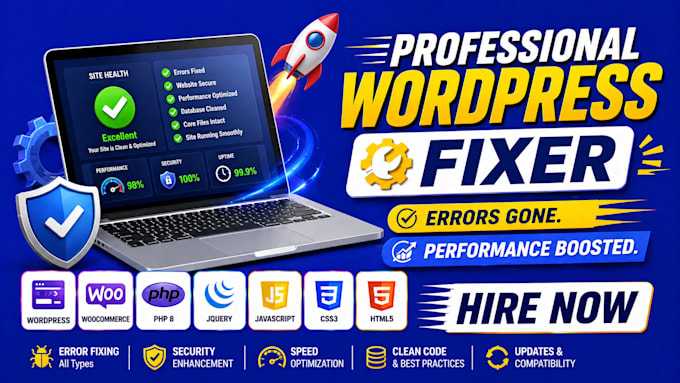 troubleshoot wordpress issues and restore functionality