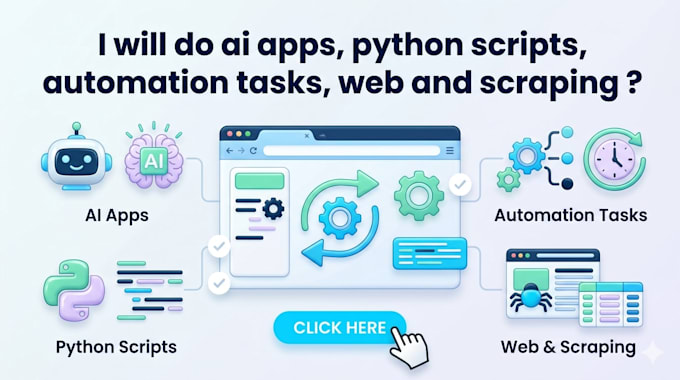 do ai, python scripts, automation tasks, web and scraping