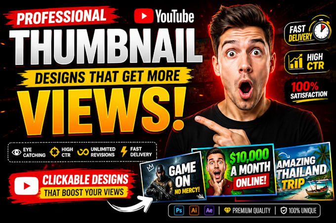 design youtube thumbnails engineered for higher kartik