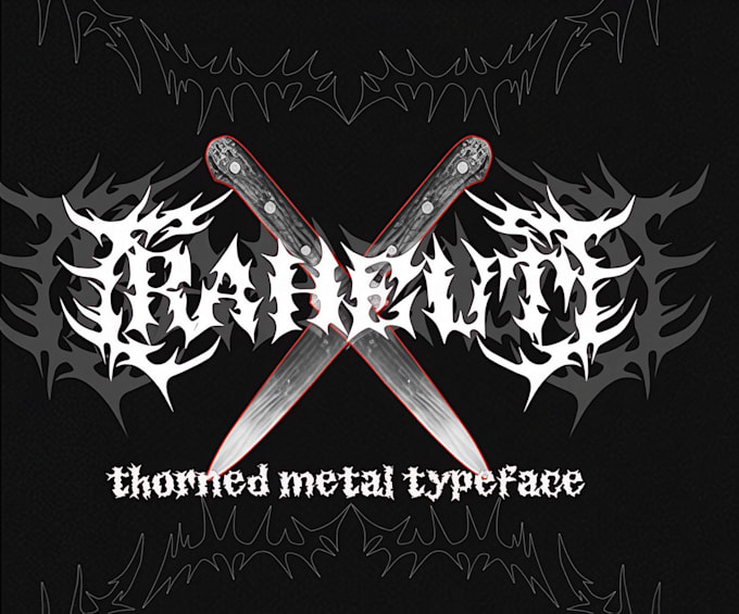 do professional metal font logo and symbol design